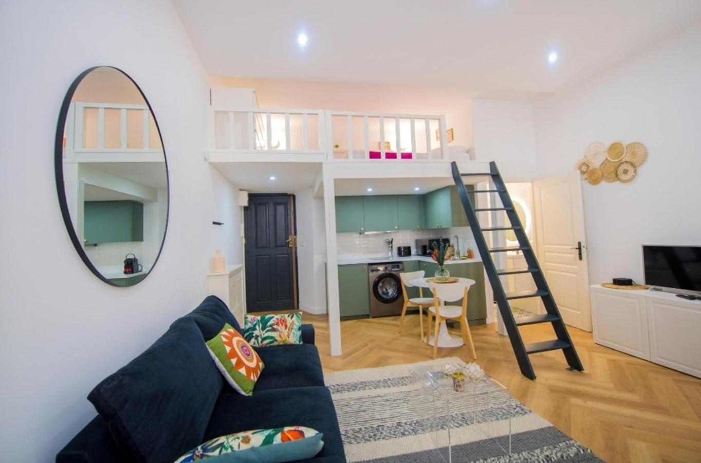 Studio Elegant 4 Couchages Front De Mer Clim Parking Privatif Wifi Nice Eksteriør bilde