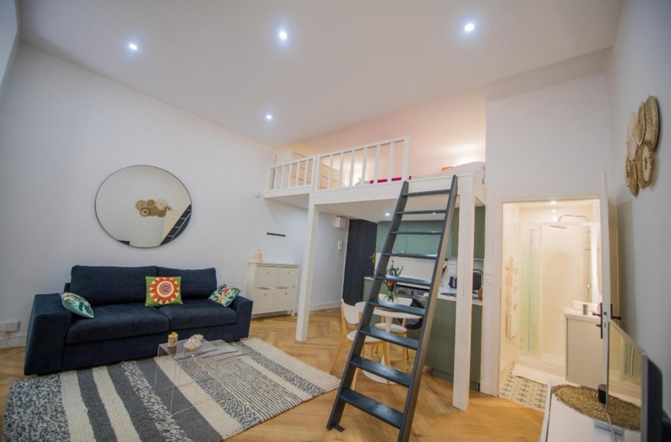 Studio Elegant 4 Couchages Front De Mer Clim Parking Privatif Wifi Nice Eksteriør bilde
