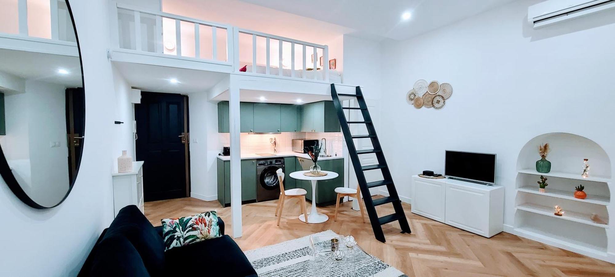 Studio Elegant 4 Couchages Front De Mer Clim Parking Privatif Wifi Nice Eksteriør bilde
